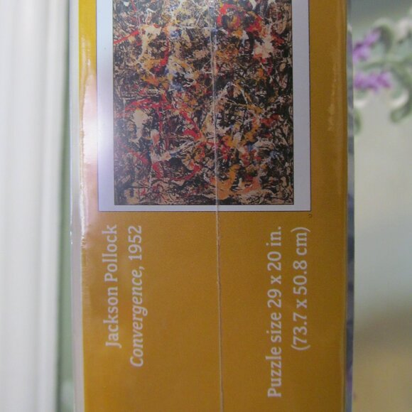 1,000 piece Puzzle Jackson Pollock Convergence Pomegranate 29 x 20 in NEW Sealed - Picture 12 of 12